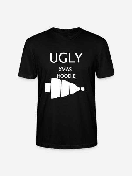 Ugly Christmas - Stanley/Stella CRAFTER Unisex Organic T-Shirt - black