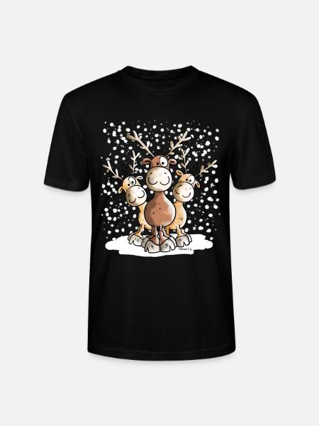 Alces alces - T-shirt bio CRAFTER Stanley Stella Unisexe - noir