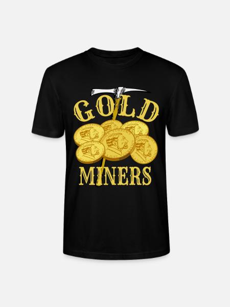 Gold digger - Stanley/Stella CRAFTER Unisex Organic T-Shirt - black