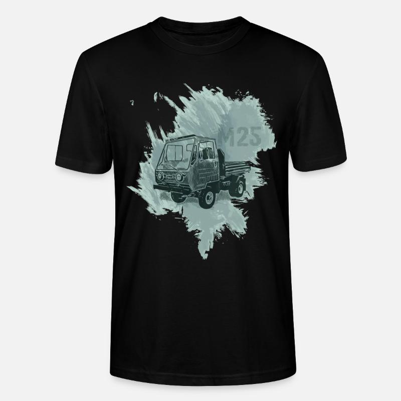 M25 Multicar - Stanley/Stella Unisex Bio-T-Shirt CRAFTER - Schwarz