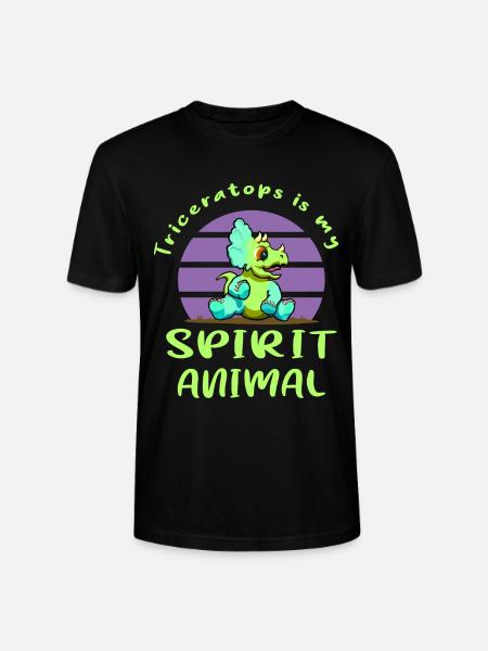 Tricératops - T-shirt bio CRAFTER Stanley Stella Unisexe - noir