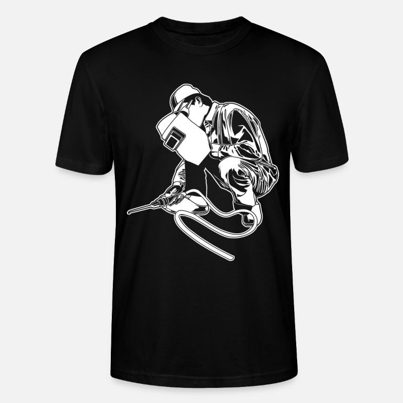 Schweißer - Stanley/Stella Unisex Bio-T-Shirt CRAFTER - Schwarz
