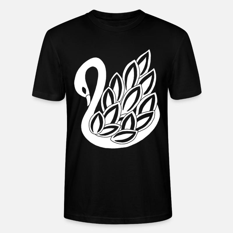 Le cygne blanc - T-shirt bio CRAFTER Stanley Stella Unisexe - noir
