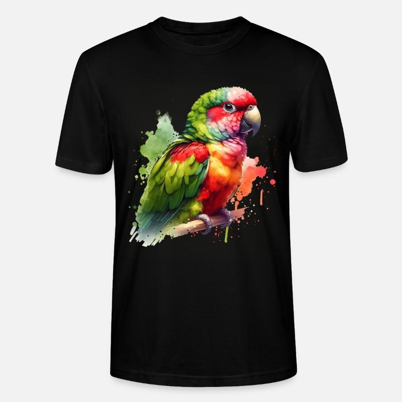 Alexandrasittich Geschenk - Stanley/Stella Unisex Bio-T-Shirt CRAFTER - Schwarz