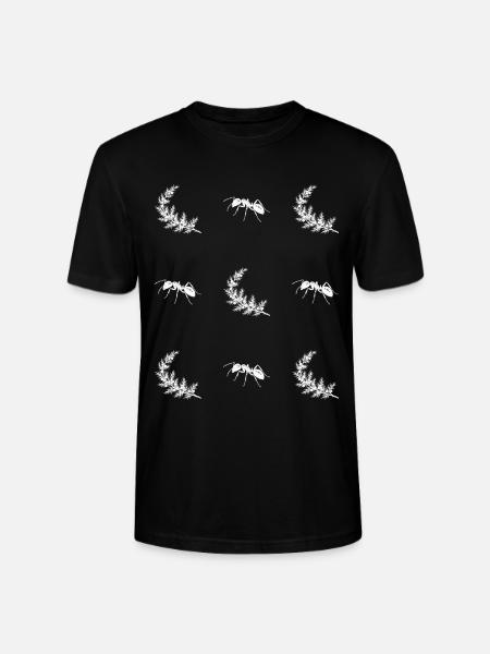Wacholder & Ameise - Botanik - Stanley/Stella Unisex Bio-T-Shirt CRAFTER - Schwarz