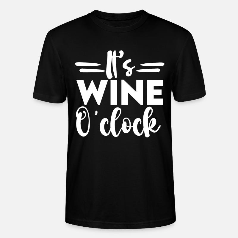 Vin - T-shirt bio CRAFTER Stanley Stella Unisexe - noir