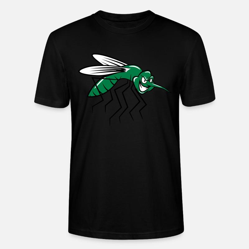 Mücke witzig comic - Stanley/Stella Unisex Bio-T-Shirt CRAFTER - Schwarz