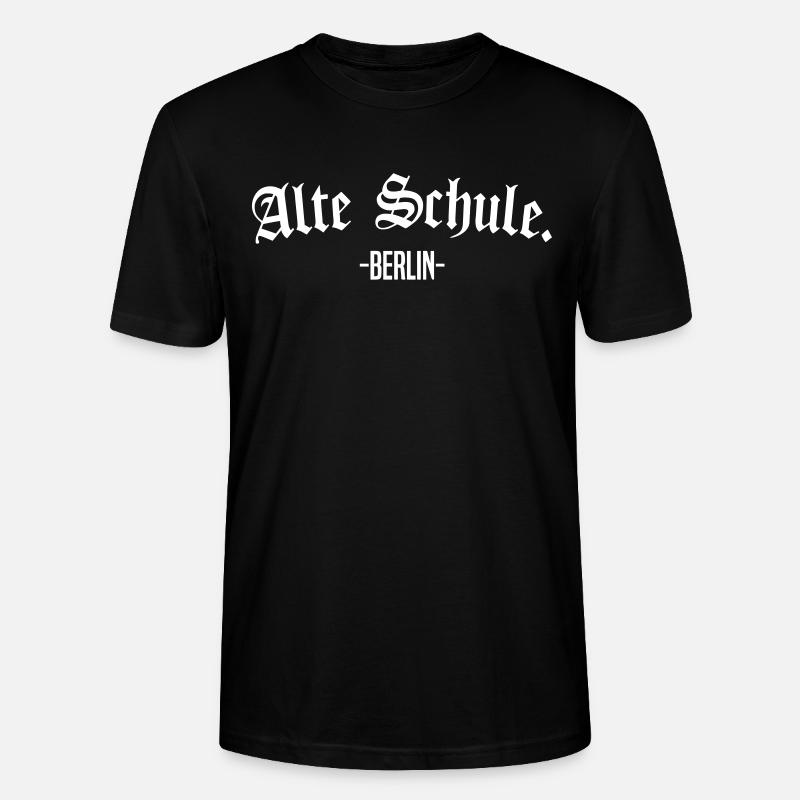 alte schule berlin - Stanley/Stella Unisex Bio-T-Shirt CRAFTER - Schwarz