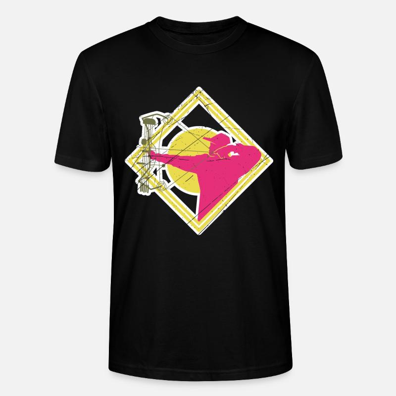 Bogenschütze - Stanley/Stella Unisex Bio-T-Shirt CRAFTER - Schwarz