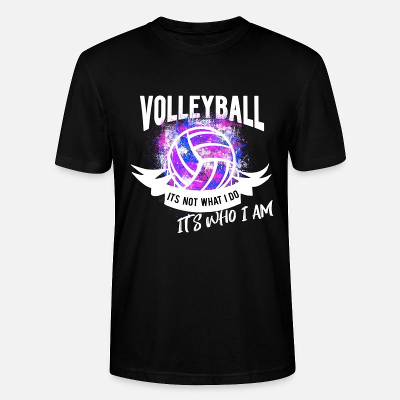 volley-ball - T-shirt bio CRAFTER Stanley Stella Unisexe - noir