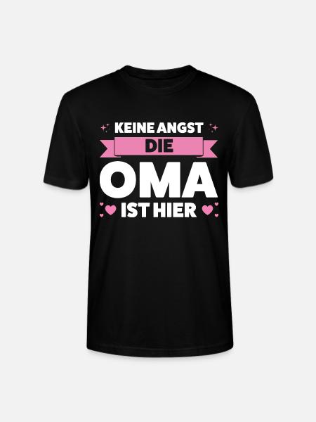 Oma Großmutter Großmütter Geschenk - Stanley/Stella Unisex Bio-T-Shirt CRAFTER - Schwarz