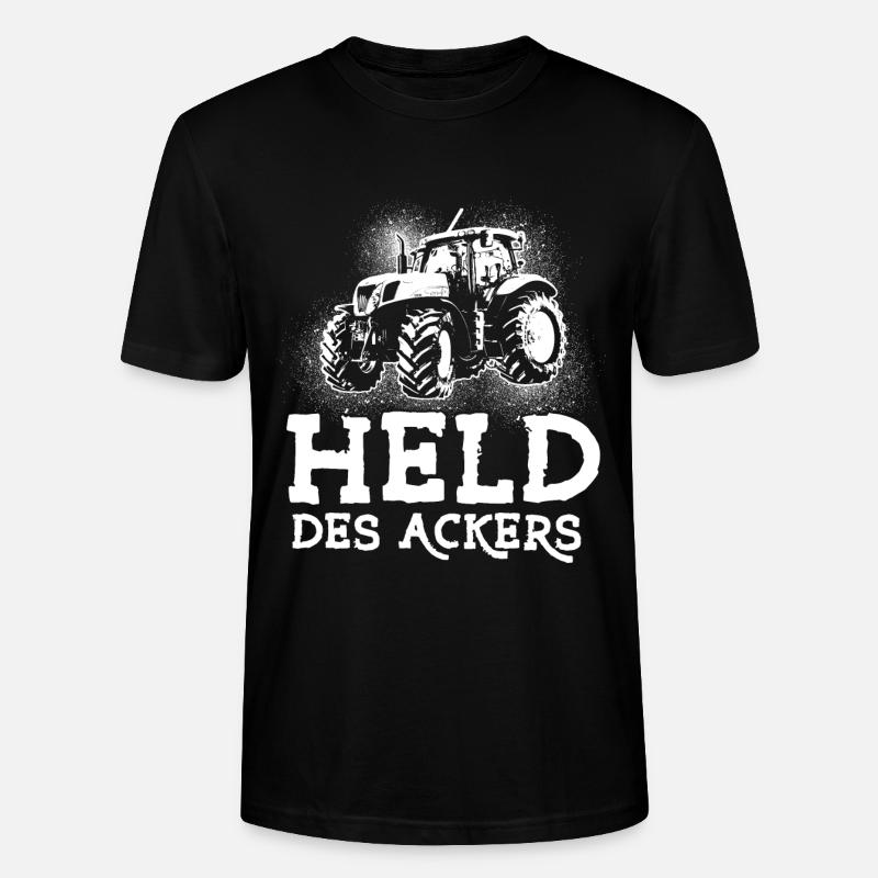 Held des Ackers - Stanley/Stella Unisex Bio-T-Shirt CRAFTER - Schwarz