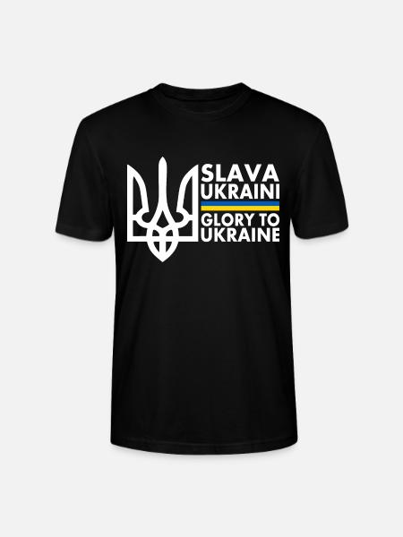 Slava ukraini - Stanley/Stella CRAFTER Unisex Organic T-Shirt - black