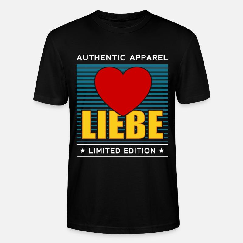 Amour - T-shirt bio CRAFTER Stanley Stella Unisexe - noir