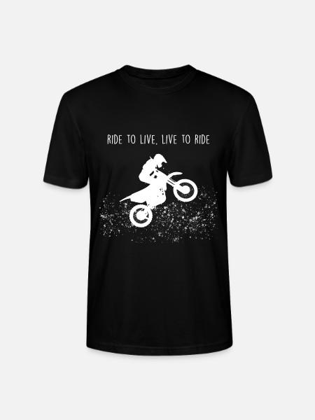 motocross - T-shirt bio CRAFTER Stanley Stella Unisexe - noir