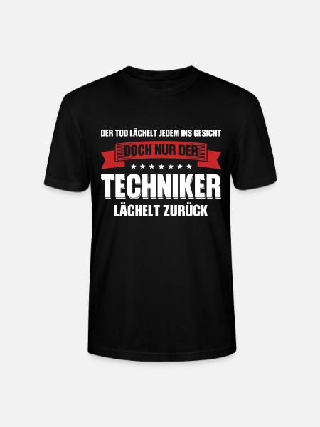 Techniker Beruf Fachmann Technik Geschenk - Stanley/Stella Unisex Bio-T-Shirt CRAFTER - Schwarz