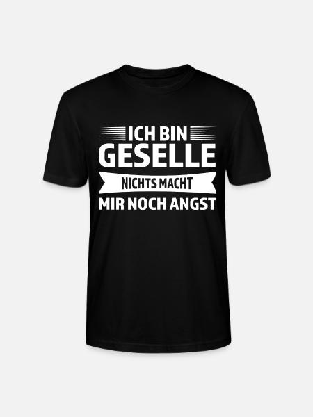 Geselle Prüfung Gesellenbrief Geschenk - Stanley/Stella Unisex Bio-T-Shirt CRAFTER - Schwarz