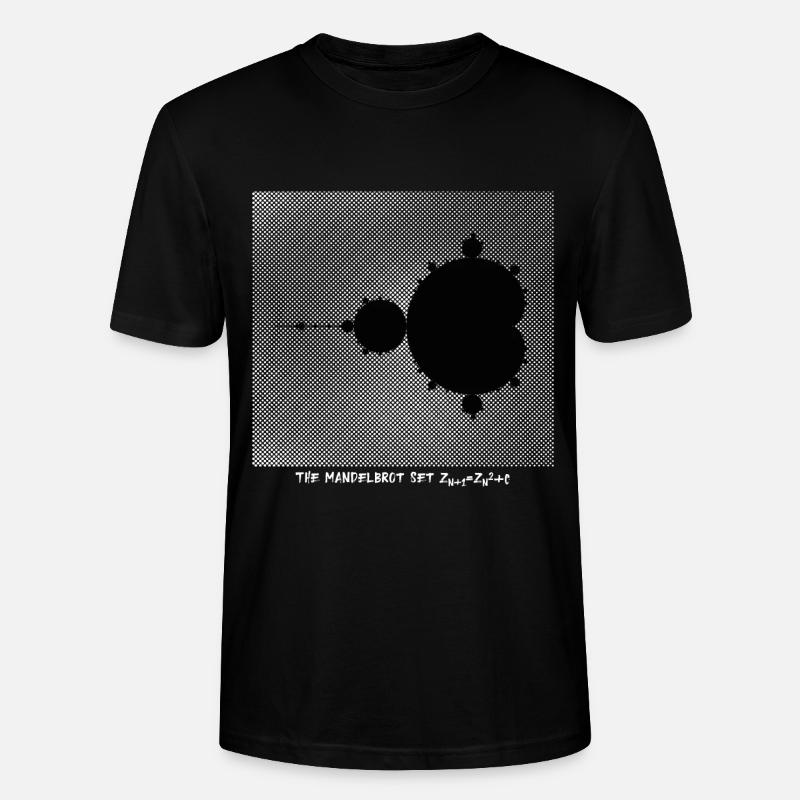 Apfelmännchen mit Formel - Stanley/Stella Unisex Bio-T-Shirt CRAFTER - Schwarz