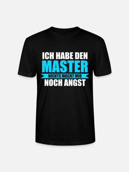 Master Prüfung Masterabschluss Geschenk - Stanley/Stella Unisex Bio-T-Shirt CRAFTER - Schwarz