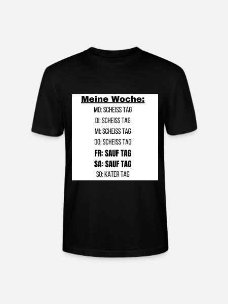 Bierwoche - Stanley/Stella Unisex Bio-T-Shirt CRAFTER - Schwarz
