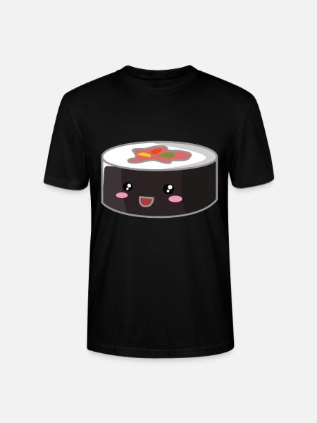 Sushi Roll / Rice / Japan - Stanley/Stella CRAFTER Unisex Organic T-Shirt - black