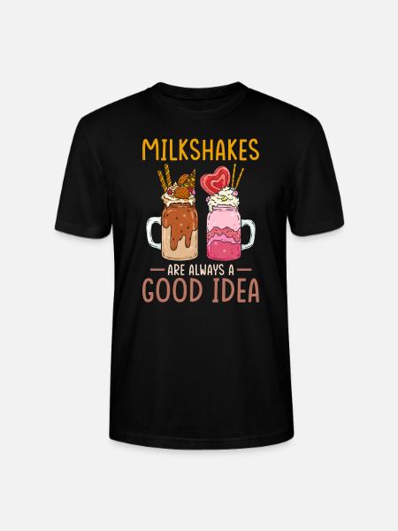 Milk-shake - T-shirt bio CRAFTER Stanley Stella Unisexe - noir