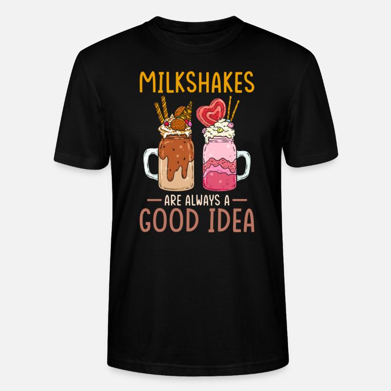 Milchshake - Stanley/Stella Unisex Bio-T-Shirt CRAFTER - Schwarz