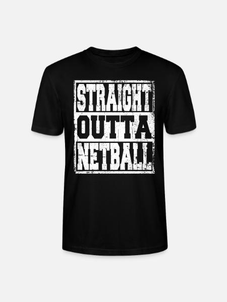 Netball saying funny - Stanley/Stella CRAFTER Unisex Organic T-Shirt - black