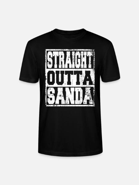 Sanda saying funny - Stanley/Stella CRAFTER Unisex Organic T-Shirt - black