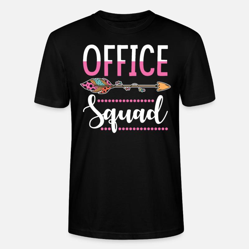Travailleur de bureau - T-shirt bio CRAFTER Stanley Stella Unisexe - noir
