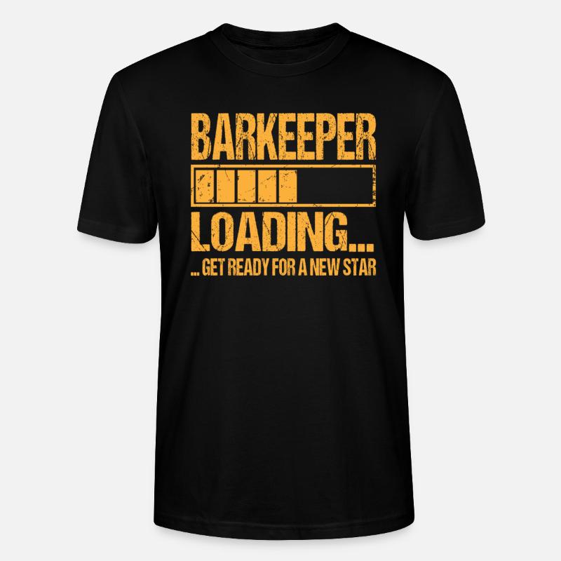 Bartender loading Bartender Training - Stanley/Stella CRAFTER Unisex Organic T-Shirt - black
