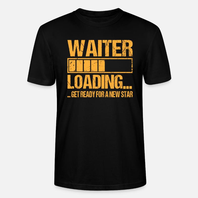 Waiter loading Waiter Training - Stanley/Stella CRAFTER Unisex Organic T-Shirt - black