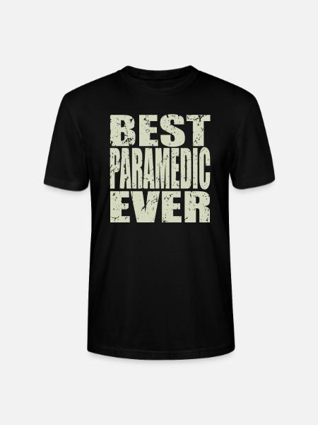Best paramedic ever - Stanley/Stella CRAFTER Unisex Organic T-Shirt - black