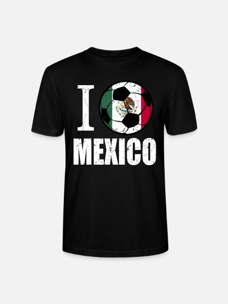 Mexico Football - Stanley/Stella CRAFTER Unisex Organic T-Shirt - black