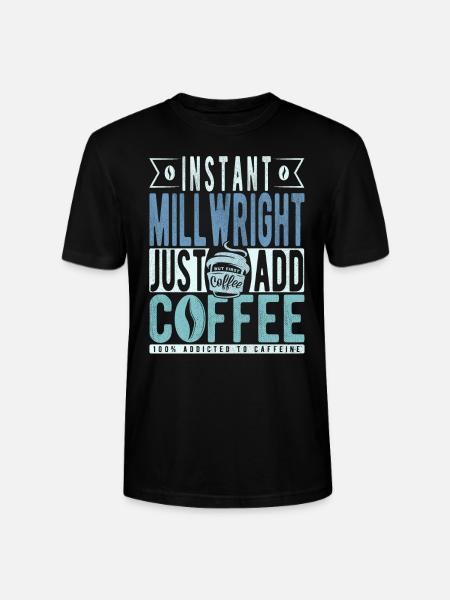 Citation de Millwright Coffee - T-shirt bio CRAFTER Stanley Stella Unisexe - noir