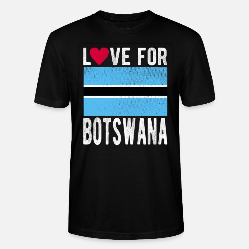 Botswana Souvenir - T-shirt bio CRAFTER Stanley Stella Unisexe - noir