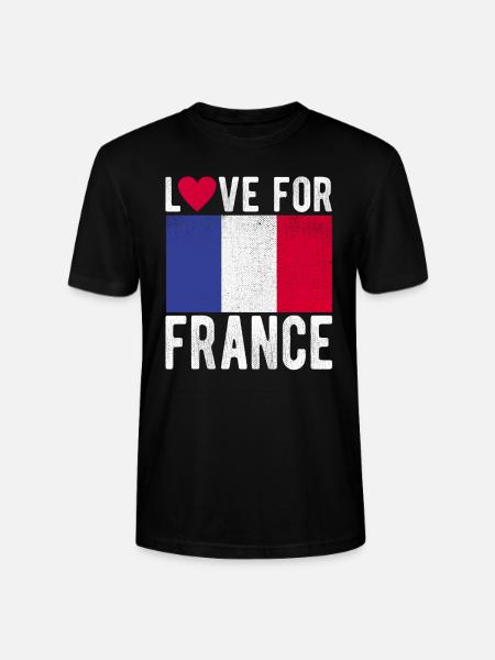 Frankreich Souvenir - Stanley/Stella Unisex Bio-T-Shirt CRAFTER - Schwarz