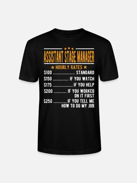 Assistant Bühnenmanager Stundenlohn - Stanley/Stella Unisex Bio-T-Shirt CRAFTER - Schwarz