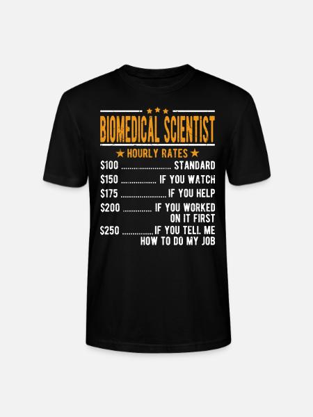 Biomedical Scientist Hourly Wage - Stanley/Stella CRAFTER Unisex Organic T-Shirt - black