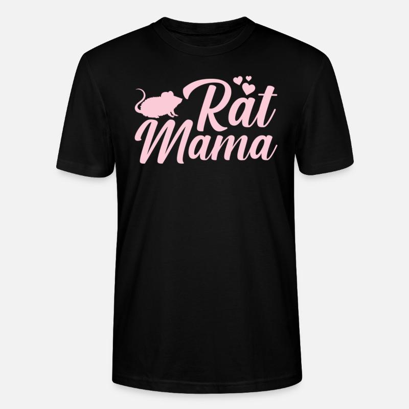 Ratten-mama - Stanley/Stella Unisex Bio-T-Shirt CRAFTER - Schwarz