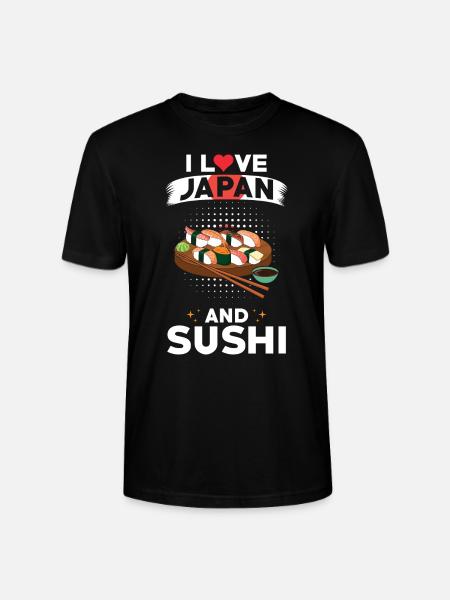 Sushi Japan Japanese Cuisine - Stanley/Stella CRAFTER Unisex Organic T-Shirt - black