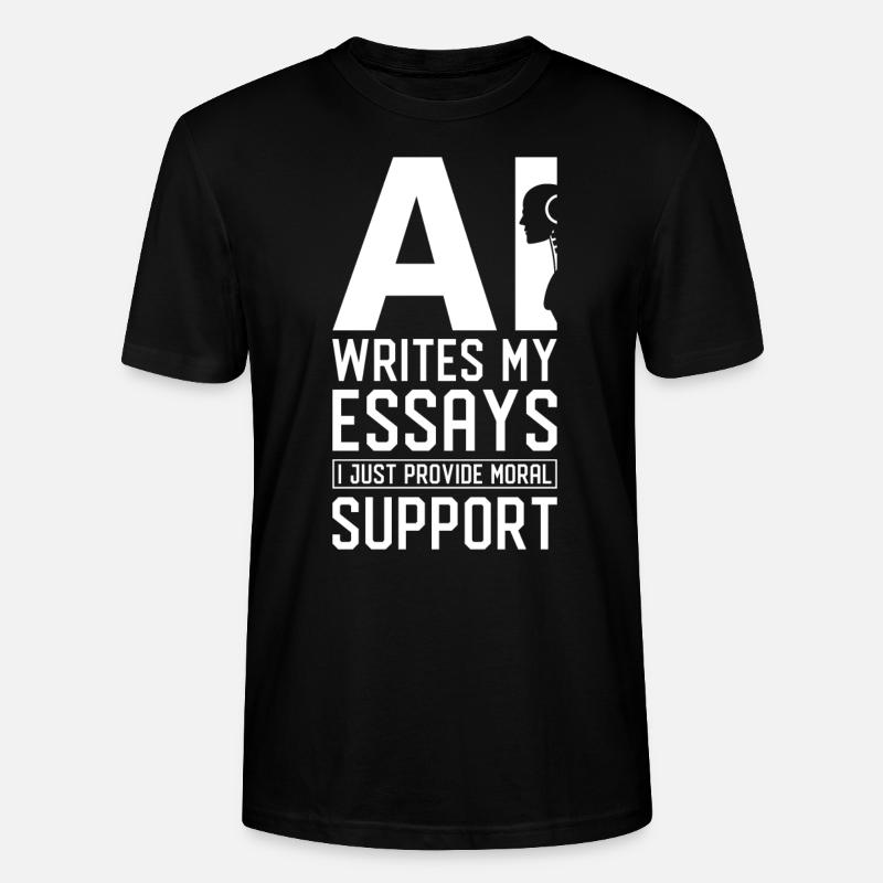 Artificial Intelligence Ai Lovers - Stanley/Stella CRAFTER Unisex Organic T-Shirt - black