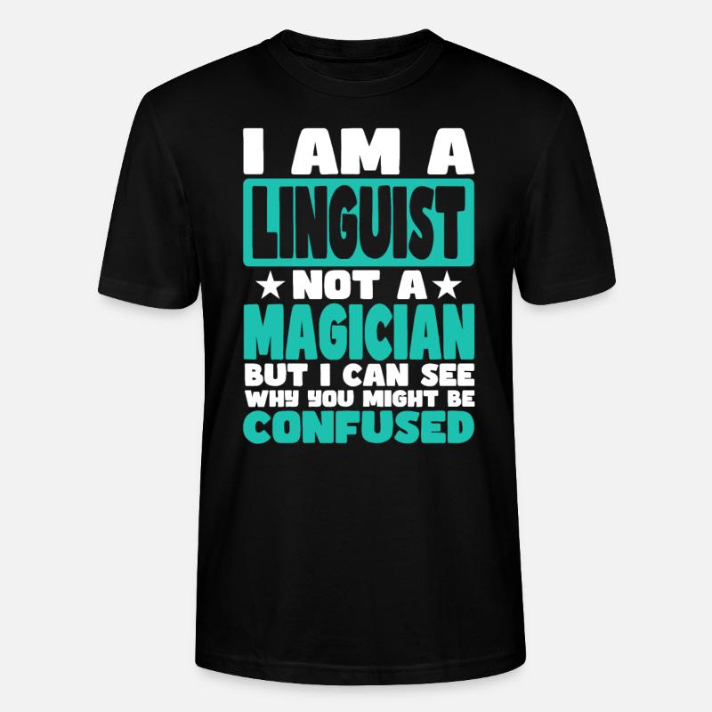 Linguist - Stanley/Stella Unisex Bio-T-Shirt CRAFTER - Schwarz