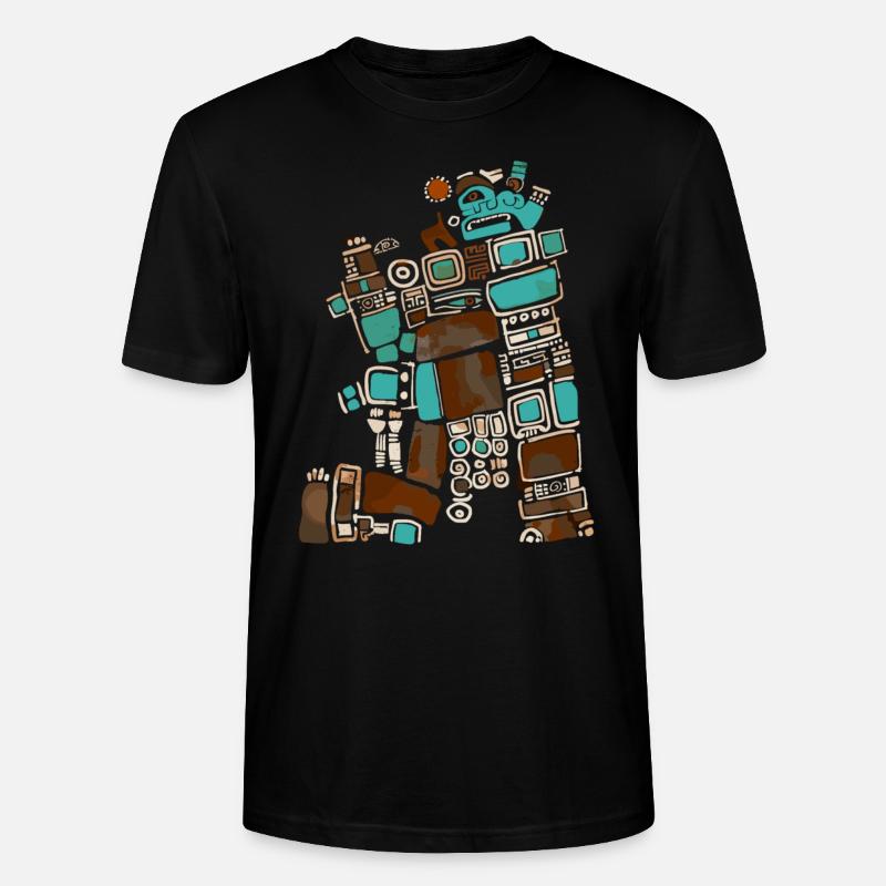 Dieu Maya Mythologie Maya Itzamna - T-shirt bio CRAFTER Stanley Stella Unisexe - noir