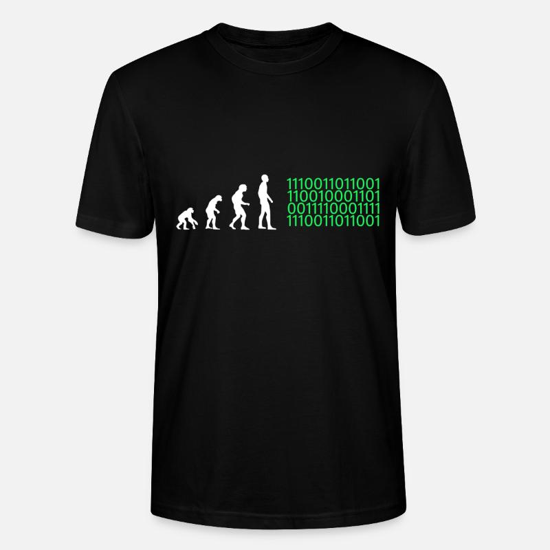 Evolution Artificial Intelligence - Stanley/Stella CRAFTER Unisex Organic T-Shirt - black