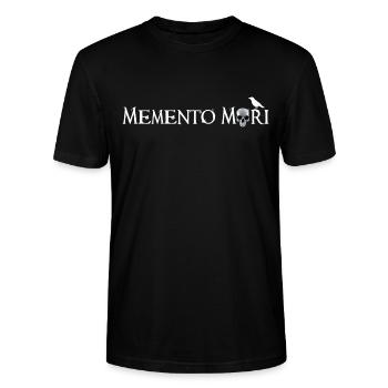 Memento Mori - - Stanley/Stella CRAFTER Unisex Organic T-Shirt - black - Front - Alina (178cm) & Michal (187cm)
