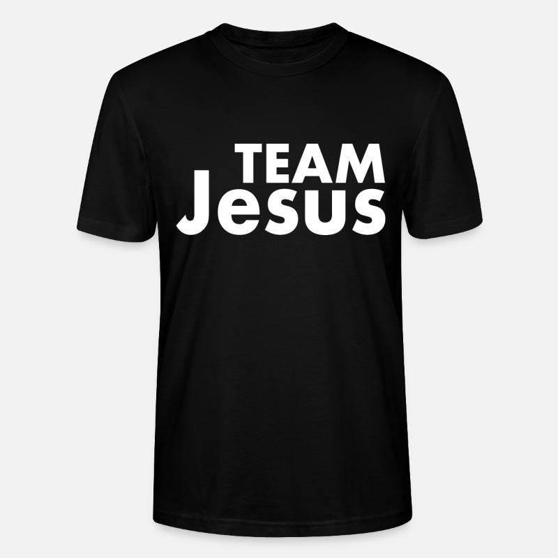 Team jesus - Stanley/Stella Unisex Bio-T-Shirt CRAFTER - Schwarz