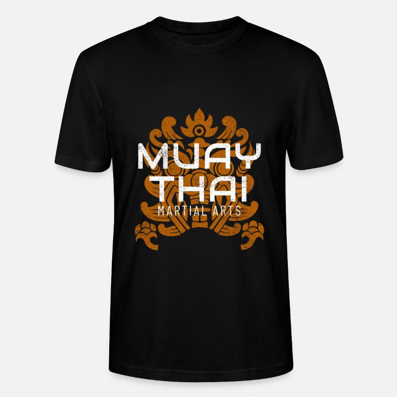 Muay Thai Kampfsport - Stanley/Stella Unisex Bio-T-Shirt CRAFTER - Schwarz