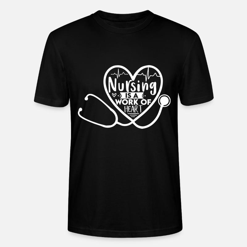 Infirmière infirmiere cadeau - T-shirt bio CRAFTER Stanley Stella Unisexe - noir