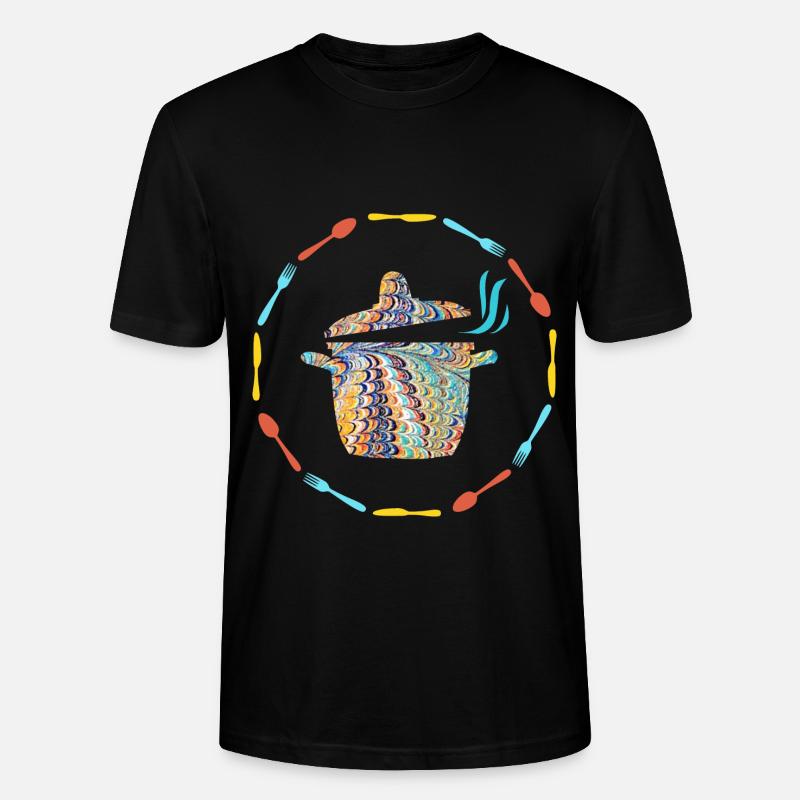 Pot E 120 - T-shirt bio CRAFTER Stanley Stella Unisexe - noir